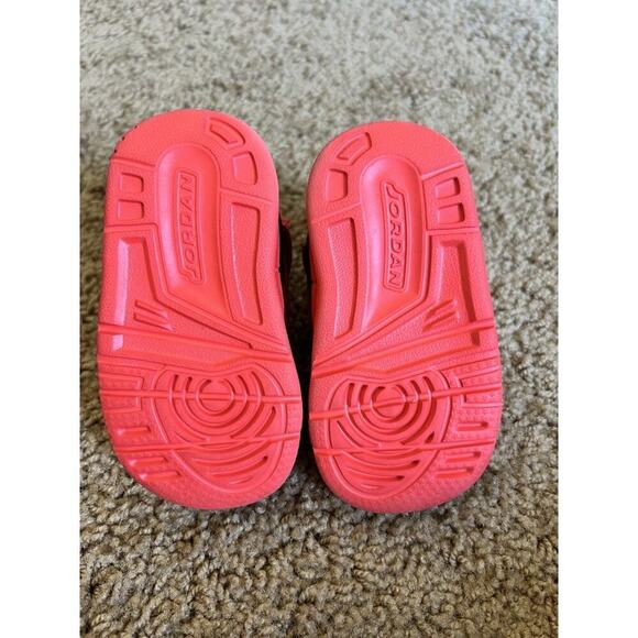 Nike Jordan, Air Incline, Red Black, Synthetic, Baby Toddler Sneaker Shoes - Picture 6 of 7